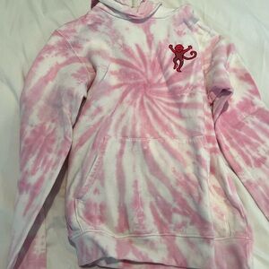 Roller Rabbit Pink Tie-Dye Hoodie XS